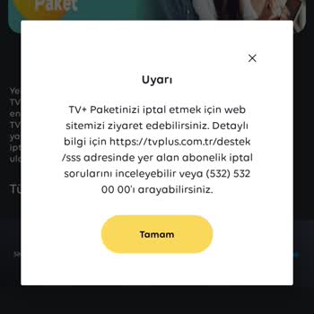 TV+ Üyeliği İptal Sorunu Yaşıyorum!