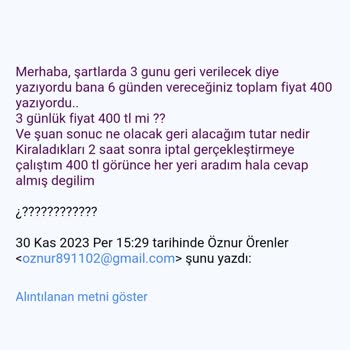 Booking Ödemesi Gereken Tutarı Yatırmadı Maillere Cevap Vermiyor