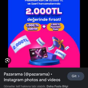 Pazarama Online İş Bankası Kampanyası 2000 Lira Fırsat
