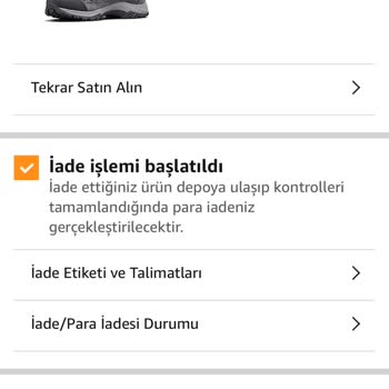 Amazon İade ( MNG ) İlgisizlik.