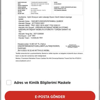 Kırdarlar AVM Den Gönderilmeyen Dyson Süpürge