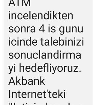 Akbank ATM Para Vermeyip Hesaptan Kesme