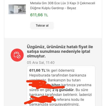 Hepsiburada Ve Sipariş İptali