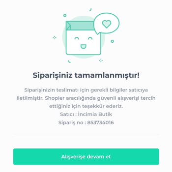 İncimiadesign Teslim Edilmeyen Ürün