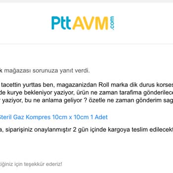 Bebekvesaglik.com  Teslimat Gecikti