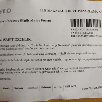 FLO Ayakkabı FLO Ürünleri Garantili Değil Bence