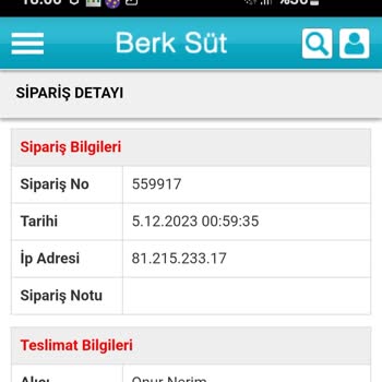 Berk Süt Mamülleri Arabada Süt Patladı Bahanesi!