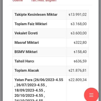 Hazine ve Maliye Bakanlığı İcralık Durumunda Fazla Para Alınması