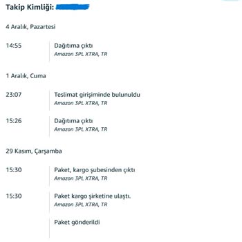Amazon Ve AGT Kurye'nin Teslimat Yapamaması