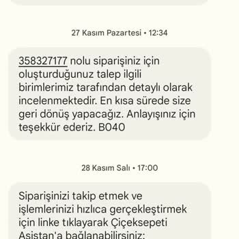 Çiçek Sepeti İnsanları Aldatıyor.
