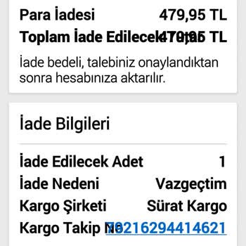 N11 İade Ettiğim Şortun Parası Çekiliyor