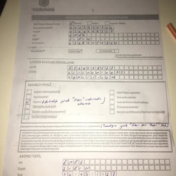 Vodafone Net Ev İnterneti Aboneliğin İptali