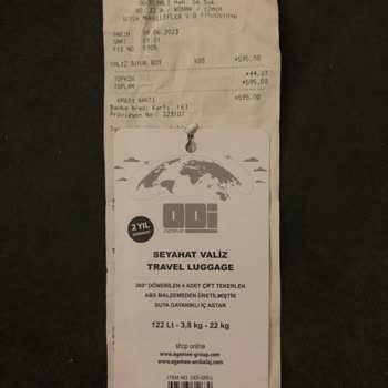 BİM'den Alınan Valiz (odi)