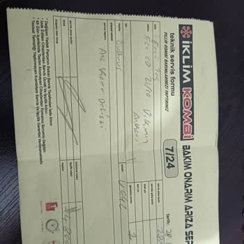 İklim Mühendislik Teknik Servis Fazla Para Alınması Ve Servis Yetersizliği