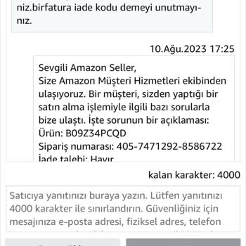 Aras Kargo İademi Kaybetti. Şube Bilerek Oyalıyor