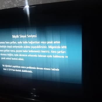 Düşük Sinyal Ve Tivibu Modu Çalışmıyor