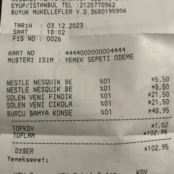 Yemeksepeti Market Eksik Ürün Gönderildi Ancak Fazla Para Alındı