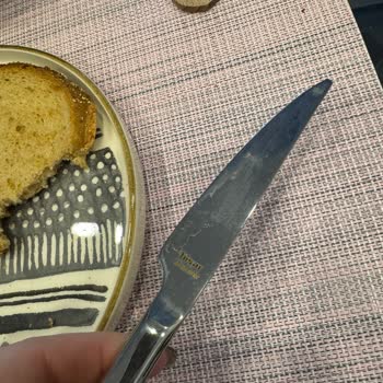 Hisar Sofra Sanatı 2 Kez Kullanılan Çatal Bıçak Takımının Paslanma Şikayeti