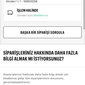 Pull and Bear Siparişim Kargoya Verilmedi