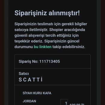 Scatti Ürünümü Eksik Ve Hatalı Yolladılar