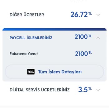 Paycell Faturaya Fazladan Yansıtma