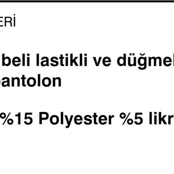 Giesto Ürün Materyal İçeriği