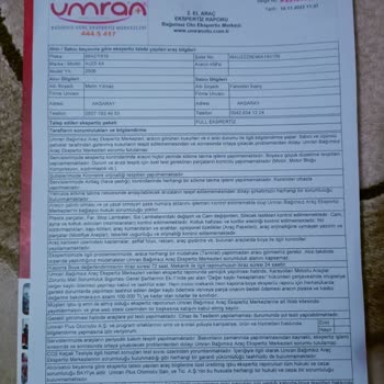 Audi Umran Oto Ekspertiz Araç Motorunun İyi Raporu Verilip Kötü Çıkması