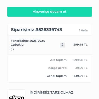 Glory Sports Sipariş Sonrası İlgisizlik