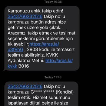 Aras Kargo Ürünümü Başkasına Teslim Etti