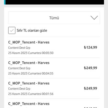 Vodafone C_MOP_tencent Habersiz Mobil Ödeme
