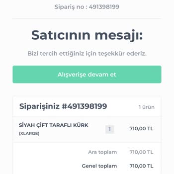 Scatti İade Kabul Edilmiyor