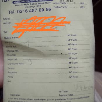 Marmara Halı Ve Perde Yıkama Telefonda Başka Yüz Yüze Başka Fiyat