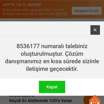 Koçtaş Mesaj Cevap Vermiyor