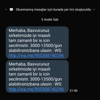 0548 823 62 78 İstenmeyen Mesaj Ve Şüpheli Numara Şikayeti
