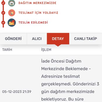 Kargomsende Firmasının Evde Olduğum Halde "evde Yoksunuz" Demesi