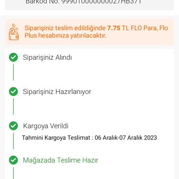 FLO Ayakkabı FLO Teslimatı Gelmiş Ama Ürün Yok