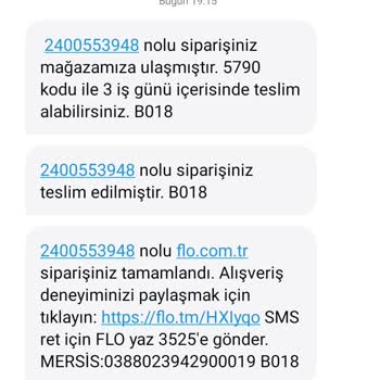 FLO Ayakkabı FLO Teslimatı Gelmiş Ama Ürün Yok