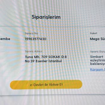 Turkcell Sim Kart Göndermiyor.