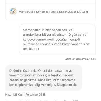 As Tüketim Malları Ticaret Hepsiburada Satıcısı Yüzünden 17 Gün Süren Kargo Saçmalığı Mağduriyeti
