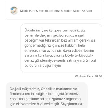 As Tüketim Malları Ticaret Hepsiburada Satıcısı Yüzünden 17 Gün Süren Kargo Saçmalığı Mağduriyeti