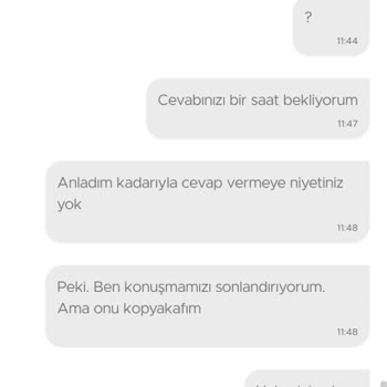 N11 İade Etmek İmkanı Yok