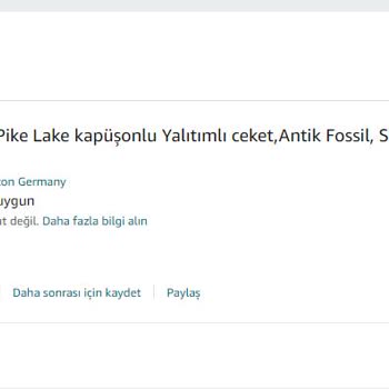 Amazon İptal Edilen Sipariş