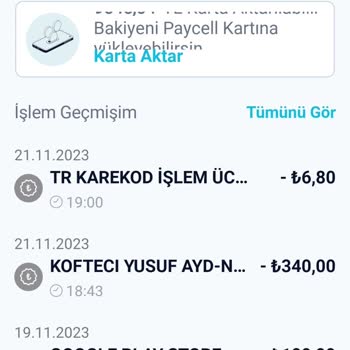 Paycell QR Ödeme İade