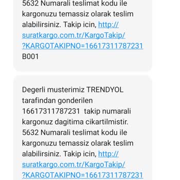 Sürat Kargo Kargo Gecikmesi Elime Ulaşmıyor