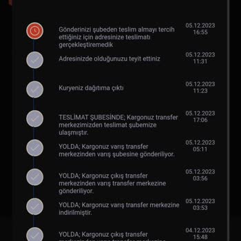 Aras Kargo Kargomun Teslim Edilmemesi