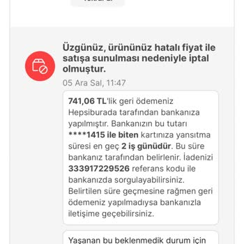 Hepsiburada Bilgim Dışında Ürünüm İptal Edilmiş "sus Payı Olarak Da Kupon Verilmiş