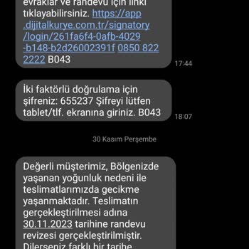 Dijital Kurye Hala Hattımı Teslim Edemedi