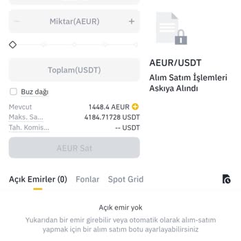 Binance Aeur Dalgalanması Ve Zararımın Artması
