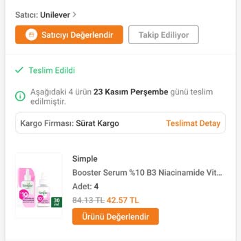Sürat Kargo Kargom Teslim Edilmedi