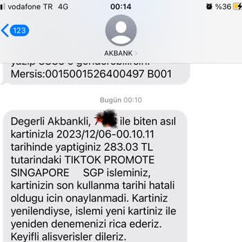 TikTok Bankamdan Habersiz Para Çekiliyor